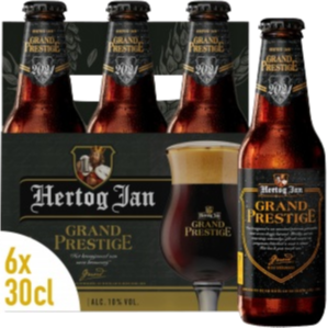 Hertog Jan Grand Prestige set van 6 flesjes á 0,30 liter Hertog Jan Grand Prestige set van 6 flesjes á 0,30 liter